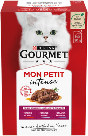 Mixpaket Gourmet Mon Petit 12 x 50 g - Rind, Kalb, Lamm