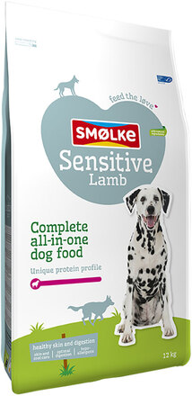 Smølke Dog Sensitive Lam - Dobbeltpakke: 2 x 12 kg