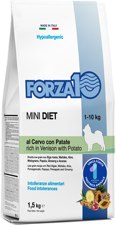 Forza10 Mini Diet Vilt & potatis - Ekonomipack: 2 x 1,5 kg