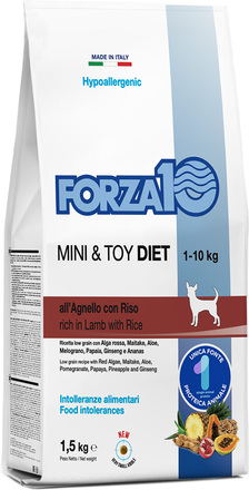 Forza10 Mini & Toy Diet Lamm & ris - 1,5 kg
