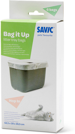 Savic Bag it Up Litter Tray Bags - Hop In - 3 x 6 stk.