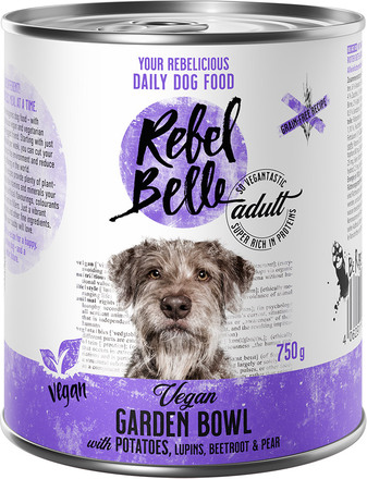 Rebel Belle Adult Vegan Garden Bowl - vegan - 6 x 750 g