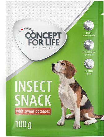 Concept for Life Insect Snack med sötpotatis - Ekonomipack: 3 x 100 g