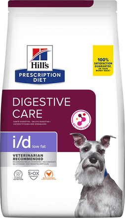 Hill's Prescription Diet i/d Low Fat Digestive Care med Kylling - Økonomipakke: 2 x 12 kg