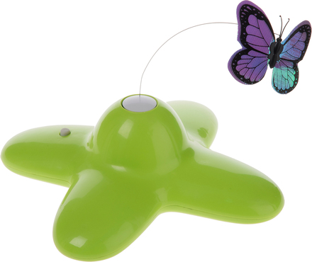 Kattelegetøj Funny Butterfly - Økonomipakke: 1 Funny Butterfly + 4 reservesommerfugle
