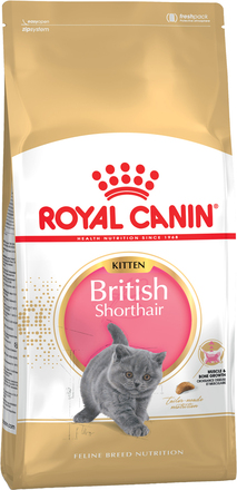 Økonomipakke: 2 store poser Royal Canin kattetørfoder - British Shorthair Kitten (2 x 10 kg)
