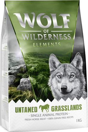 Wolf of Wilderness "Untamed Grasslands" Horse - Grain Free - 5 x 1 kg