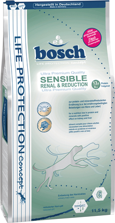 bosch økonomipakke (2 x store pakker) - Sensible Renal & Reduction (2 x 11,5 kg)