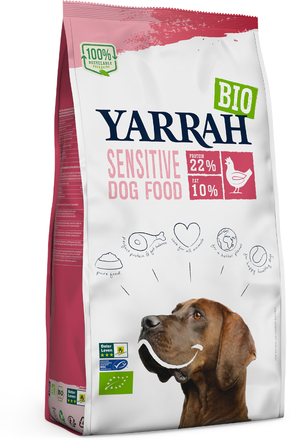 Yarrah Ekologisk Sensitive med ekologisk kyckling & ekologiskt ris - 10 kg