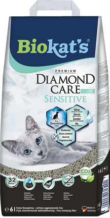 Biokat's Diamond Care Sensitive Classic - Ekonomipack: 2 x 6 l