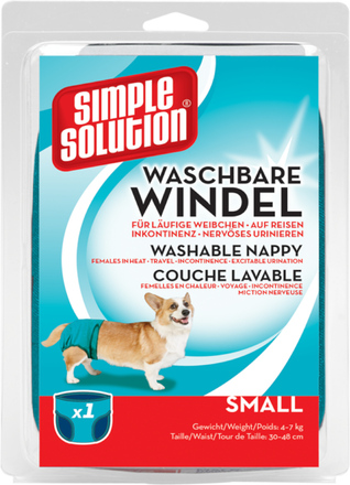 Simple Solution -koiranvaippa, pestävä - S-koko, 1 kpl