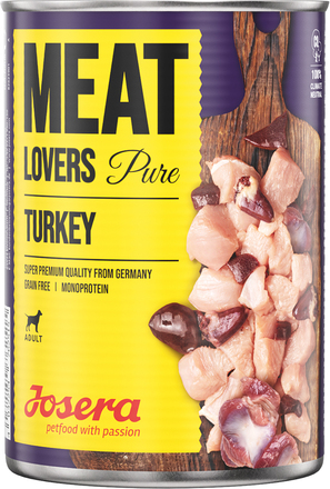 Josera Meatlovers Pure 6 x 800 g - Kalkon