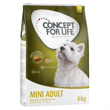 Concept for Life Mini Adult - Økonomipakke: 2 x 4 kg
