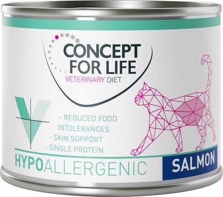 Concept for Life Veterinary Diet Hypoallergenic Salmon - 12 x 185 g