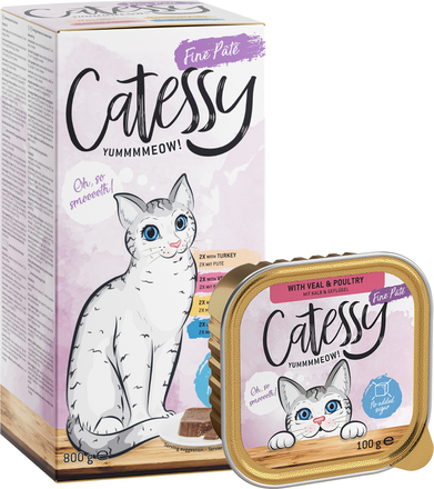 Catessy Fine Paté - säästöpakkaus: 32 x 100 g