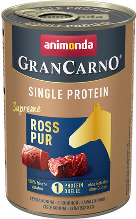 Animonda GranCarno Adult Single Protein Supreme 6 x 400 g - Hest Pur