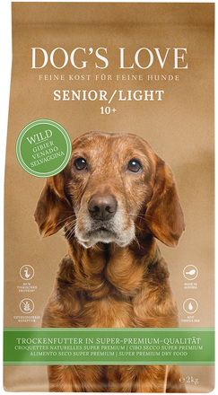 Dog´s Love Senior/Light vilt - Økonomipakke: 2 x 2 kg