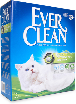 Ever Clean® Extra Strong Clumping - Fresh Scent kattsand - Ekonomipack: 2 x 10 l