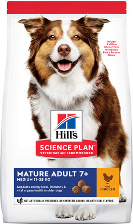 Hill's Science Plan Mature Adult 7+ Medium Chicken 18 kg