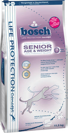 bosch økonomipakke (2 x store pakker) - Senior Age & Weight (2 x 11,5 kg)