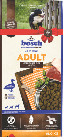 bosch HPC Adult And & Ris - Økonomipakke: 2 x 15 kg