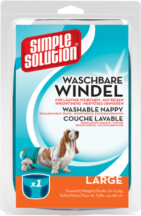 Simple Solution -koiranvaippa, pestävä - L-koko, 1 kpl
