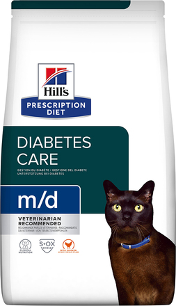 Hill's Prescription Diet m/d Diabetes Care Kylling - Økonomipakke: 2 x 3 kg