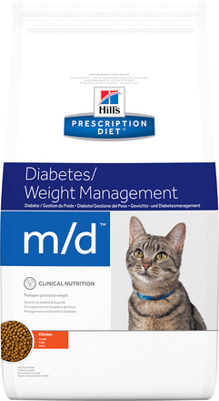 Hill's Prescription Diet m/d Diabetes Care Kylling - 1,5 kg