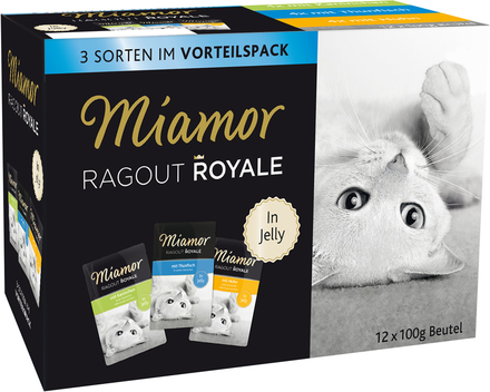 Økonomipakke Miamor Ragout Royale 24 x 100 g - Kanin, kylling og tunfisk