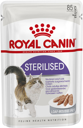 Ekonomipack: Royal Canin våtfoder 24 x 85 g - Sterilised Loaf i mousse