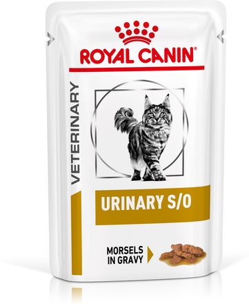 Royal Canin Veterinary Feline Urinary S/O i saus eller mousse - Kylling i saus 12 x 85 g