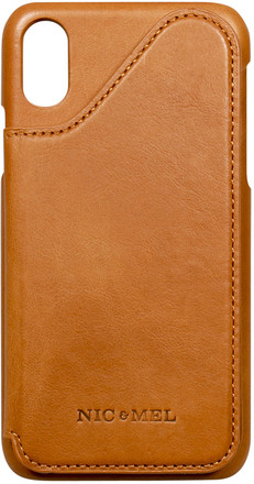 Corey mobilplånbok i brunt läder till iPhone X / XS