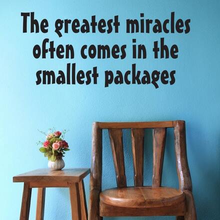 Wallsticker The greatest Miracles