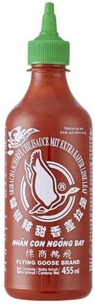 Sriracha Chili Sauce Extra Kaffir Lime Blade Flying Goose 455 ml.