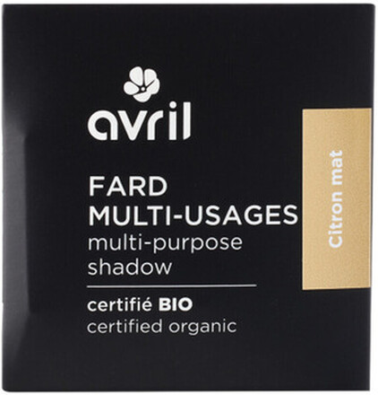 Avril Luomivärit Certified Organic Eyeshadow - Citron Mat
