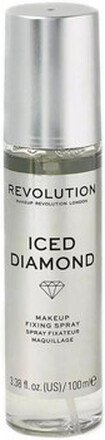 Makeup Revolution Meikinpohjustusvoiteet Rose Fizz Makeup Fixing Spray - Iced Diamond