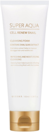 Super Aqua Cell Renew Snail Cleansing Foam, 100ml