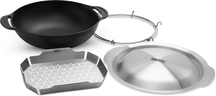WEBER CRAFTED wok och ånginsats