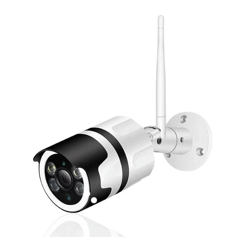 Digital IP-kamera för utomhusbruk med IR-lysdioder för nattseende