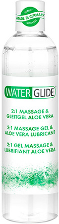 Waterglide 2:1 Massage Gel & Aloe Vera Lubricant 300ml Liuku&hierontavoide