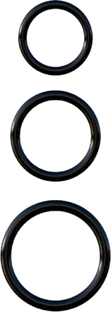Pipedream Silicone 3-ring Stamina Set Pakke med penisringer
