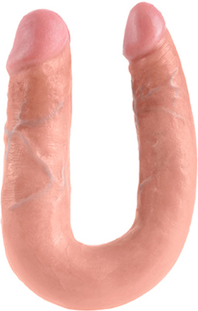 Pipedream King Cock U-Shaped Double Trouble 33,5 cm Tupla dildo