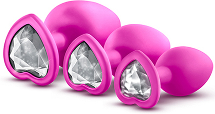 Luxe Bling Plugs Training Kit Pink Analpluggar paket