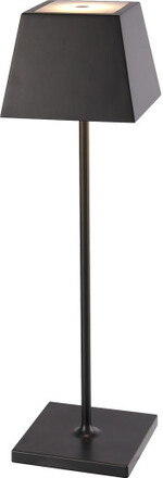 Nordtronic Conexos genopladelig bordlampe, sort