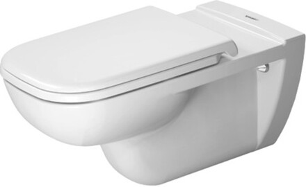 Duravit D-Code væghængt toilet, antibakteriel, hvid