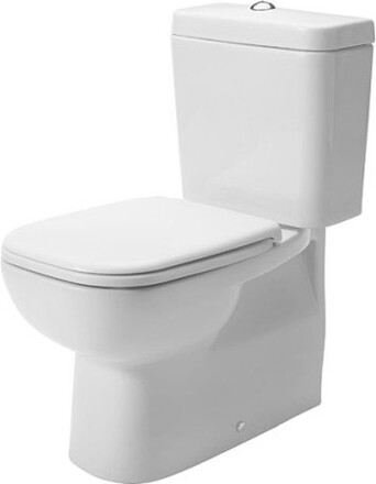 Duravit cisterne til D-Code gulvstående toilet i hvid