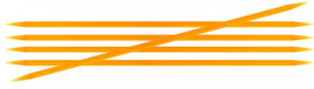 KnitPro Trendz Strumpstickor Akryl 15cm 4,00mm / 5.9in US6 Orange