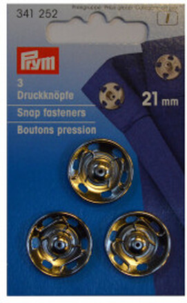 Prym Tryckknappar Silver 21mm 3 st.