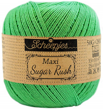 Scheepjes Maxi Sugar Rush Garn Unicolor 389 ppelgrn