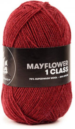 Mayflower 1 Class Garn Unicolor 02 Portvin